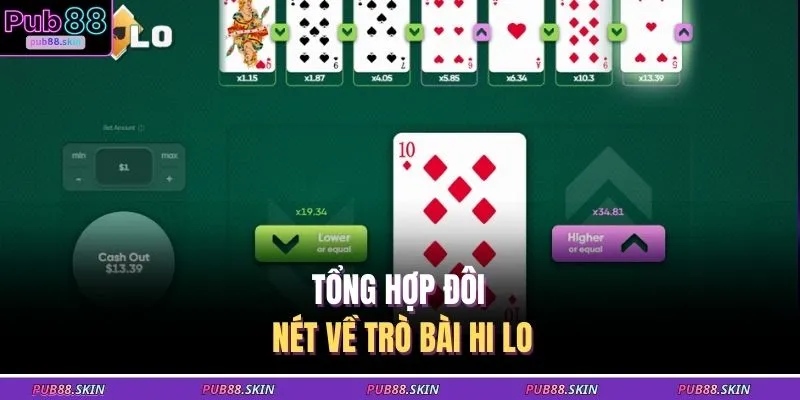 Cách Chơi Bài Hi Lo – Dự Đoán Nhịp Cược Tạo Lợi Thế Thắng 1 Tổng hợp đôi nét về trò bài Hi Lo